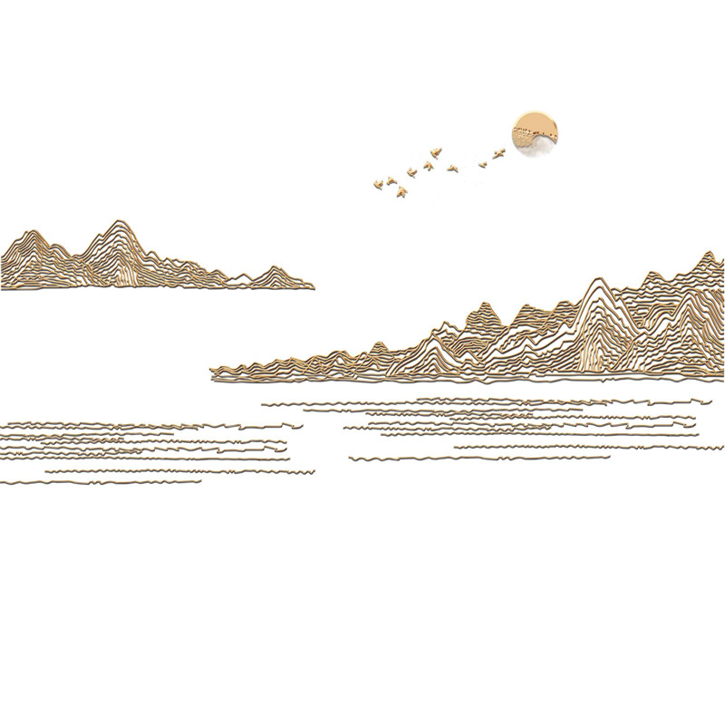 TV hátfal panel fémcsíkokkal, egyszerű modern stílusú nappaliba, modell 9UbCcZQKOqCaD1akqv19cA