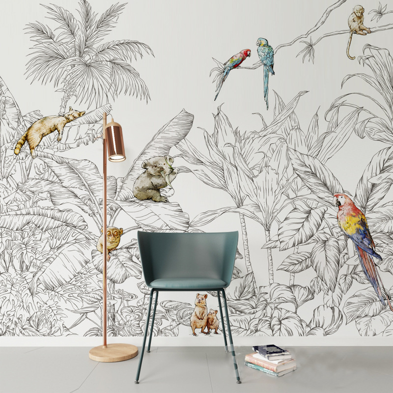 Meiyi μεταξωτή ταπετσαρία τοίχου — ανθεκτική στην υγρασία, νέος κινέζικος στυλ, μοτίβο διακόσμησης, premium