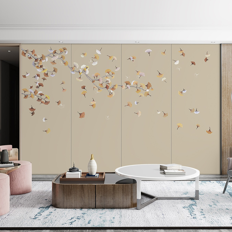 Dekk dekoratív fali panel – Új kínai stílus, táj hímzés, műbőr, Gold Balance márka