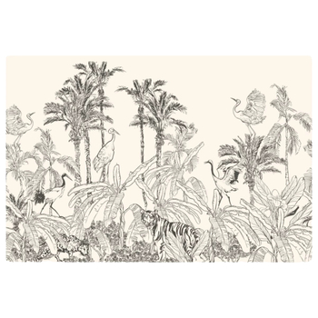 Fal tapéta selyem anyagból, nedvességálló, virágmintás, modern minimalista stílusú, falburkolat