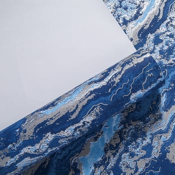 Ταπετσαρία τοίχου – 3D ανάγλυφος μοτίβο νεφών; Υλικό: μη υφαντό ύφασμα; Δόμηση: τρία στρώματα; Στυλ: Νέο κινεζικό στυλ; Διακοσμητικό μοτίβο