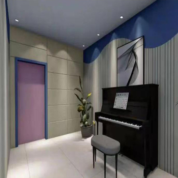 Textil puha panelek akusztikus falakhoz – modern, letisztult stílus, egyszínű mintázat; háttérpanelek mozihoz, zongora szobához, hangstúdióhoz, tornateremhez és multifunkcionális csarnokokhoz