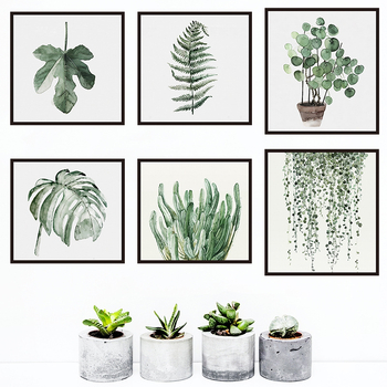 Fалmatrica levél- és bambusz motívummal, PVC vízálló, művészi dekor a nappaliba és a hálószobába