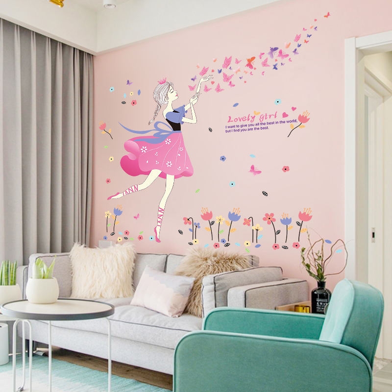 Стенен стикер XY9007, PVC материал, еднотонен модел, водоустойчив, 1 брой, за всекидневна и спалня