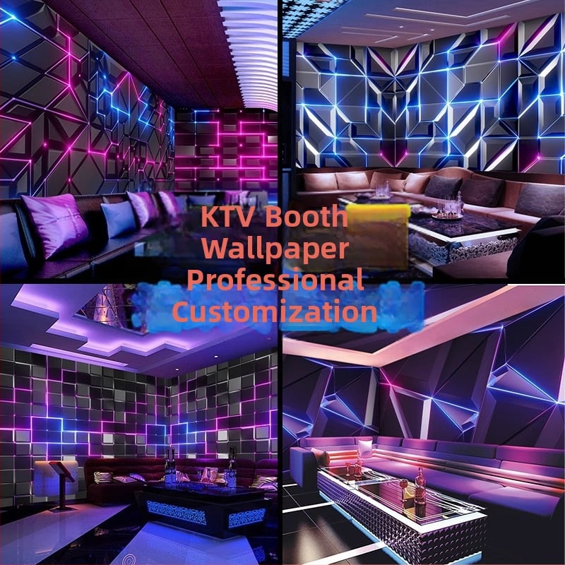 Tapet pentru perete 3D stereo, design geometric tehnologic, material din mătase, anti-poluare, model cu trei niveluri