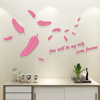 Akrilo sienų lipdukas – atsparus vandeniui 3D dekoras, paprastas ir modernus stilius, modelis 845450197