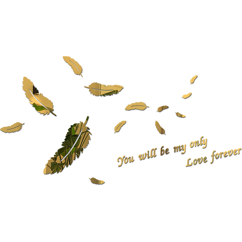 Akrilo sienų lipdukas – atsparus vandeniui 3D dekoras, paprastas ir modernus stilius, modelis 845450197