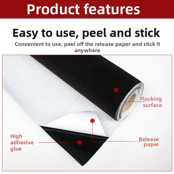 Flokavimo lipnioji sienų tapetė — Medžiaga: cheminiai pluoštai, Sluoksnis: 2, Stilius: Naujasis Kinų stilius