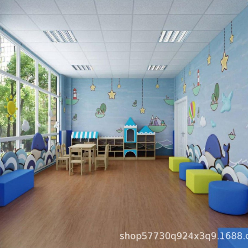 PU szövetes falvédő, rajzfilmszerű dizájn; Anyag: PU szövet; Minta: rajzfilm/animáció; Testreszabás: igen; Alkalmas osztályteremnek, kosárlabda pályának és gyerekszobának