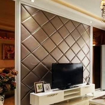 Fejtámla falpanel – bőr, hab és alaplemez, modern minimalist stílus, egyszínű minta, puha bevonat a háttérhez