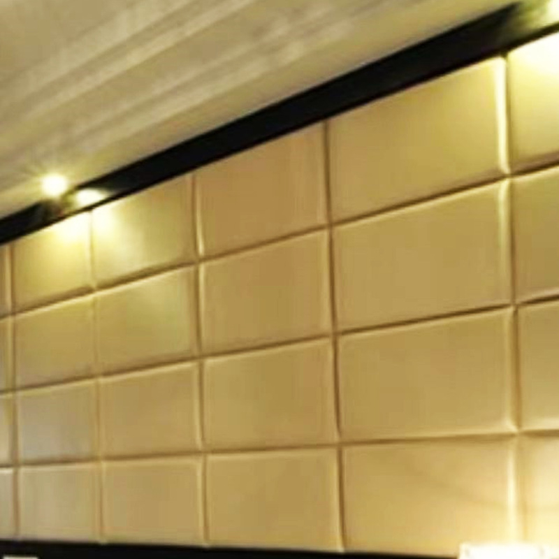 Fejtámla falpanel – bőr, hab és alaplemez, modern minimalist stílus, egyszínű minta, puha bevonat a háttérhez