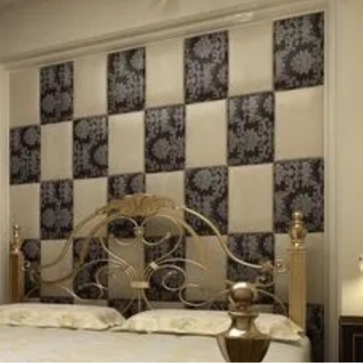 Tapícázott falpanel, szabálytalan alakú; Anyag: bőr, hab, alátétlemez; Stílus: modern minimalista; Mintázat: egységes; Testreszabható: igen; Térhasználat: nappali, hálószoba, dolgozószoba, kereskedelmi terek