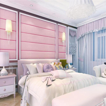 Ágyfejléccel és puha falpanel a háttérhez — modern minimalista stílus, egyszínű mintázat, Anyag: bőr + szivacs + alaplemez, Testreszabható