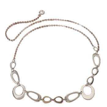 Fém deréklánc uniszex számára — Dekoratív testlánc, szabadidő stílus