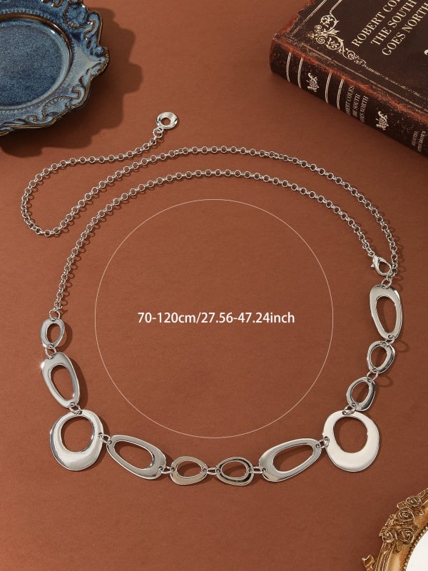Fém deréklánc uniszex számára — Dekoratív testlánc, szabadidő stílus