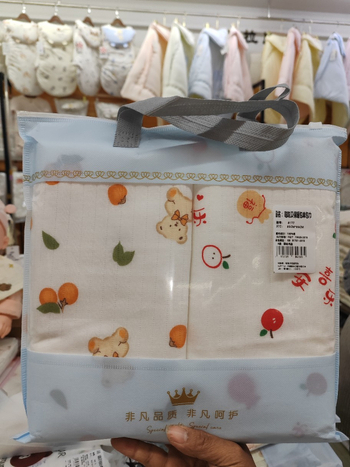 Cuvertură pentru nou-născuți, 100% bumbac, umplutură din bumbac, model animale și desene animate, potrivită pentru toate sezoanele, clasă de siguranță A