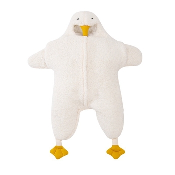 Kūdikių miego chalatas iš velūro audinio, pluošto užpildas, cartoon dizainas, kojų smūgių apsauga, tinka kūdikiams ir mažiems vaikams