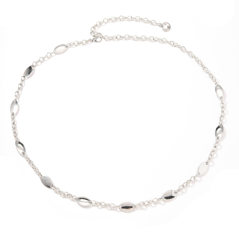 Deréklánc, fém, 105 cm, sokoldalú stílus, uniszex