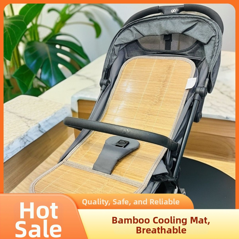 Dzesēšanas sēdekļa spilvens bērnu ratiem – bambusa materiāls, piemērots 1–2 gadus veciem, individuāla apstrāde