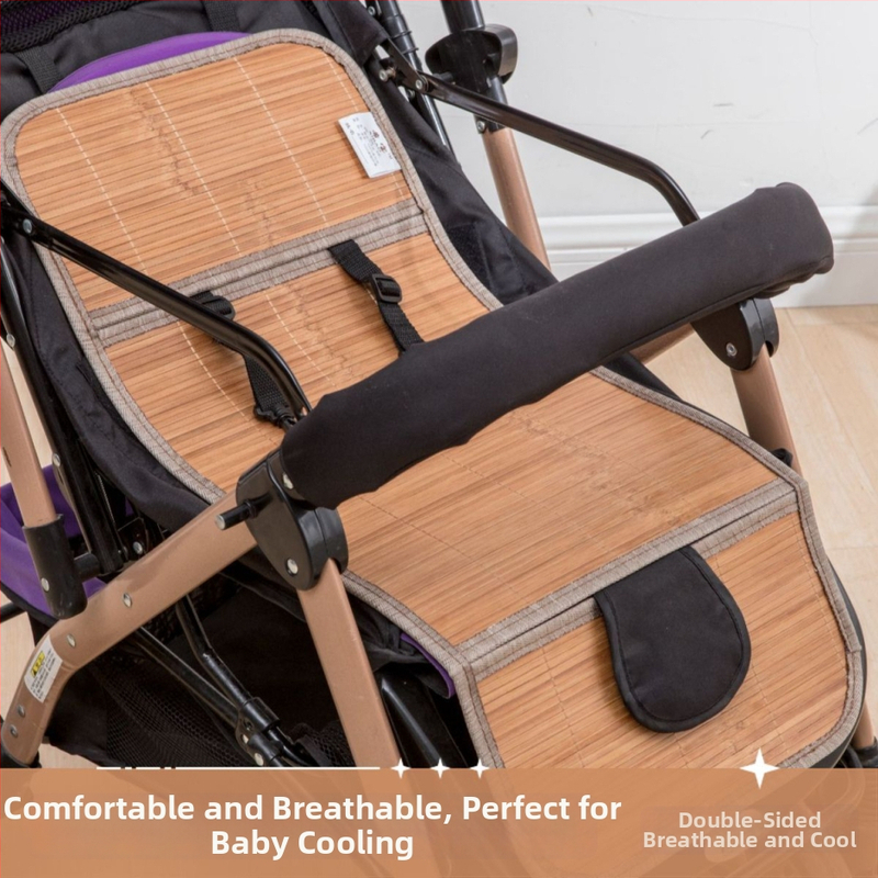 Dzesēšanas sēdekļa spilvens bērnu ratiem – bambusa materiāls, piemērots 1–2 gadus veciem, individuāla apstrāde