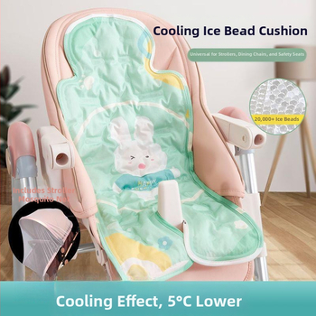Saltea de răcire cu perle de gheață pentru sugari și copii – potrivită pentru cărucioare și scaune de masă, vară universal