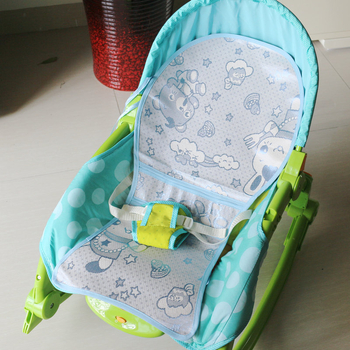 Beibeijia scaun balansoar pentru bebeluși, covoraș de vară din in pentru cărucior, potrivit pentru 0–2 ani, personalizabil