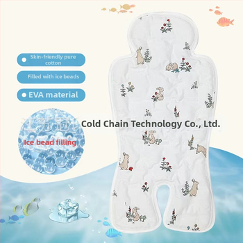 Saltea de răcire pentru sugari – față din bumbac, spate EVA – potrivită pentru cărucior și scaun de masă – Personalizare disponibilă
