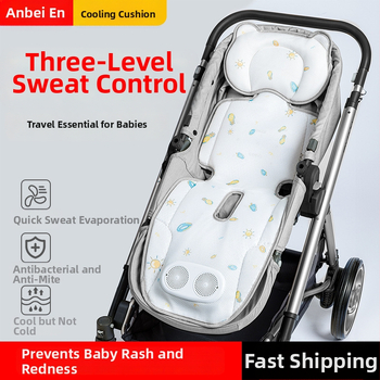 Covoraș de șezut ventilat pentru cărucior – 0-4 ani, Poliester/Polipropilenă/ABS