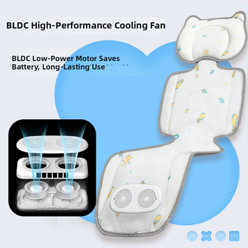 Covoraș de șezut ventilat pentru cărucior – 0-4 ani, Poliester/Polipropilenă/ABS