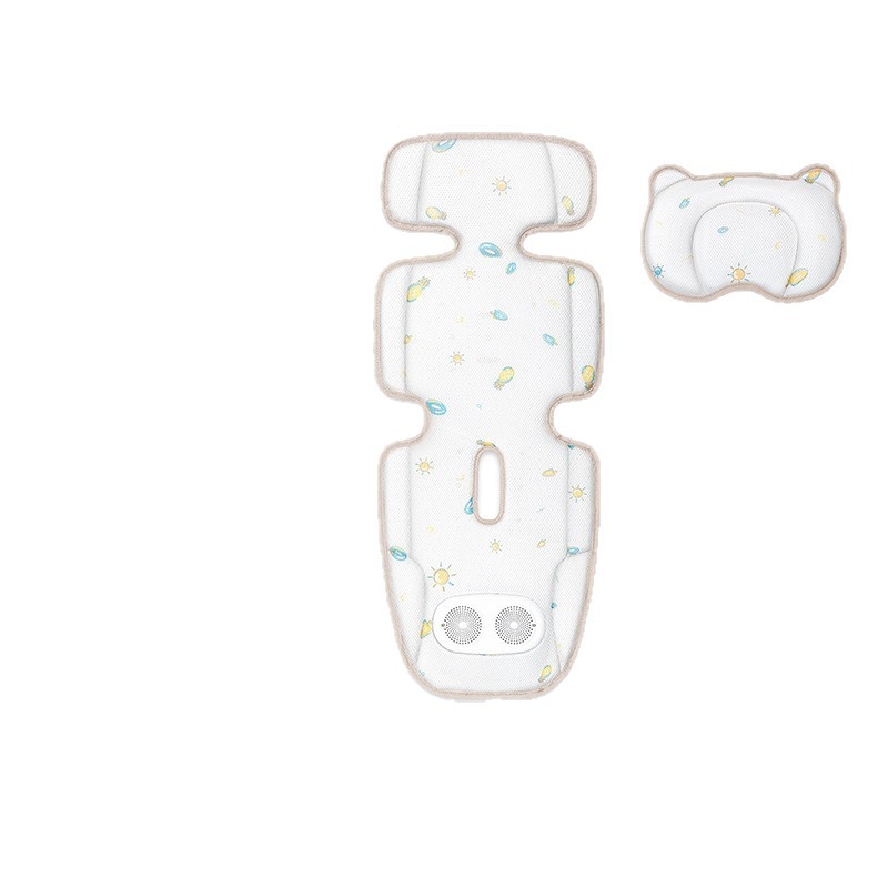 Covoraș de șezut ventilat pentru cărucior – 0-4 ani, Poliester/Polipropilenă/ABS