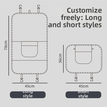 Univerzálny ochranný kryt zadného sedadla auta — proti špine, proti oderu, proti opotrebeniu, s logom na prispôsobenie