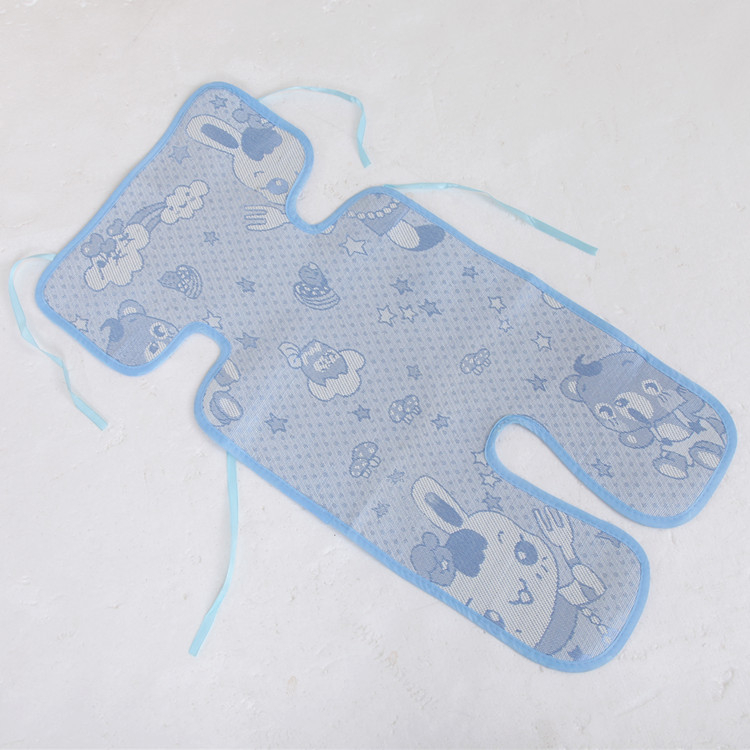 Covoraș pentru cărucior din fibră de bambus, personalizabil, pentru copii 2–3 ani, design cu cinci puncte