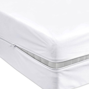 Vandeniui atsparus lovos užtiesalas su pilnu 6 pusių dengimu, kvėpuojantis, iš cheminio pluošto, 300-500 g/m².