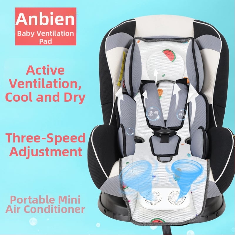 Covoraș ventilat pentru căruciorul bebelușului — Ambeen, poliester și ABS de polipropilenă, destinat copiilor 0–4 ani