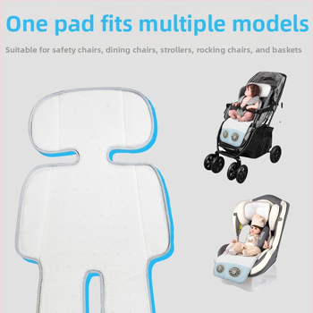 Perne de șezut ventilate pentru cărucior – material bumbac, personalizabil, potrivit pentru 0–1 ani