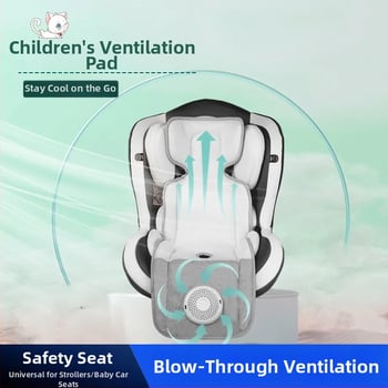 Covoraș ventilat pentru cărucior de bebe și scaun auto, universal pentru toate anotimpurile, materiale: poliester, polipropilenă, ABS; pentru vârsta 0–4 ani; personalizabil; etichetă privată disponibilă