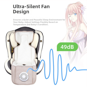 Covoraș ventilat pentru cărucior de bebe și scaun auto, universal pentru toate anotimpurile, materiale: poliester, polipropilenă, ABS; pentru vârsta 0–4 ani; personalizabil; etichetă privată disponibilă