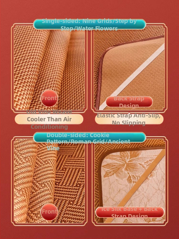 Covoraș din fibră de celuloză pentru bebeluși și copii — pliabil, pentru o singură persoană, dual-use, vară pentru internat și acasă