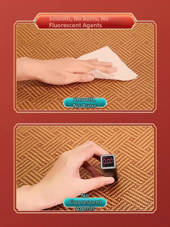 Covoraș din fibră de celuloză pentru bebeluși și copii — pliabil, pentru o singură persoană, dual-use, vară pentru internat și acasă