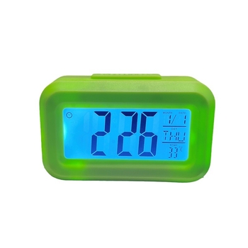 Ceas de alarmă — mini timer electronic pentru copii și studenți, ceas de birou și cronometru de bucătărie, afișaj LCD, calendar, numărător invers, termometru, iluminare de fond