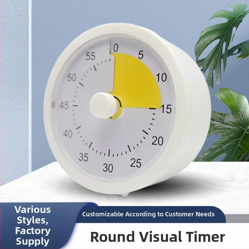 Laste äratuskell – ümmargune, elektrooniline mehhanism, LED-ekraan, töötab patareiga, minimalistlik disain