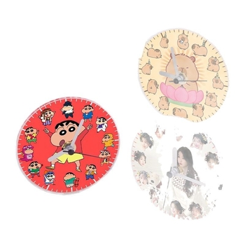 Budík Yaxi s vlastným vzorom - DIY akrylová dekorácia, obojstranný, elektronický pohon, batériové napájanie, plastové puzdro, ciferník z organického skla