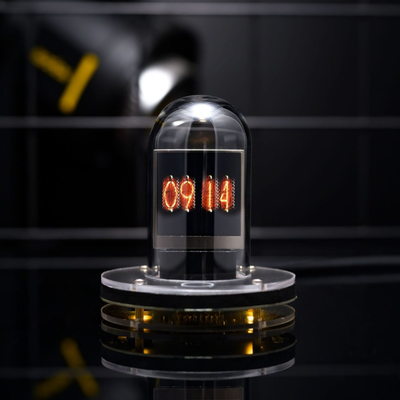 Befuns Nixie-Glow sat s prikazom vremena na stranici, pametna Bitcoin desktop dekoracija, termometar i vlaga, poklon za dečka