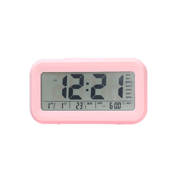 LCD stolni sat s alarmom i kalendarom, termometrom i mjerenjem vlage - model XL-012803