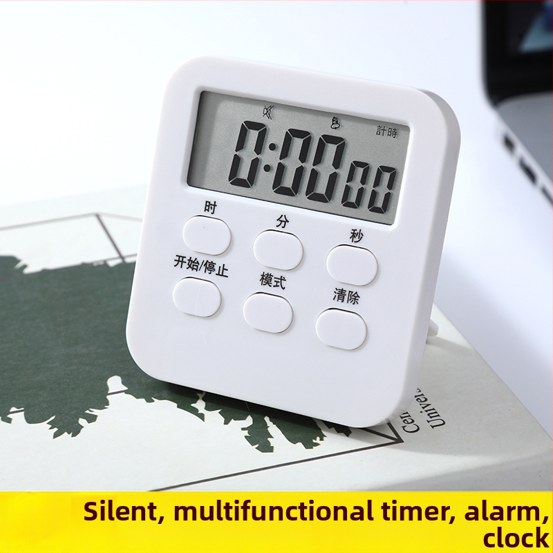 Digitaalne laualine taimer LED-ekraaniga, elektrooniline mehhanism, patareidega toidetud, sobib õppetööks, kontoriks ja köögiks