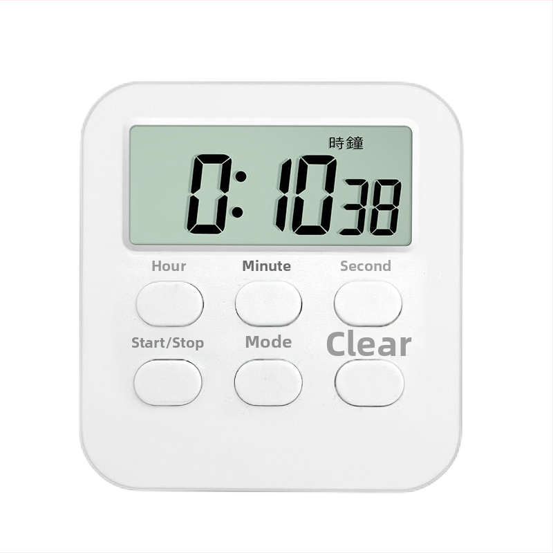 Digitaalne laualine taimer LED-ekraaniga, elektrooniline mehhanism, patareidega toidetud, sobib õppetööks, kontoriks ja köögiks