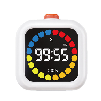 Deli LE110 visuaalne tagasijooksu taimer koos äratuskellaga õppimiseks, LED-numbriline ekraan, Elektroniline mehhanism, ABS-korpus, Väline toide