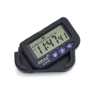 Xinjia XJ-613D budilnik s LCD zaslonom, napajanje baterijom, plastično kućište