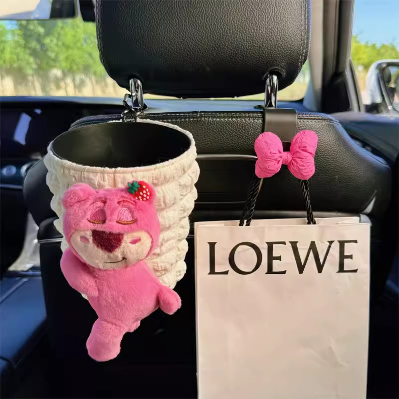 Cutie de depozitare din piele pentru spatele scaunului, design suspendat, funcție personalizabilă