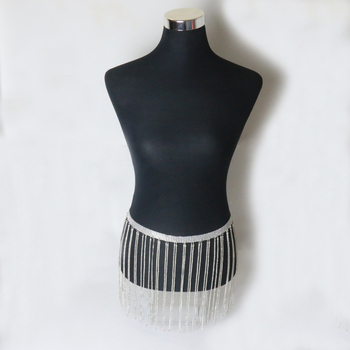 Huiyun Lanț metalic de talie pentru femei, curea cu buclă simplă